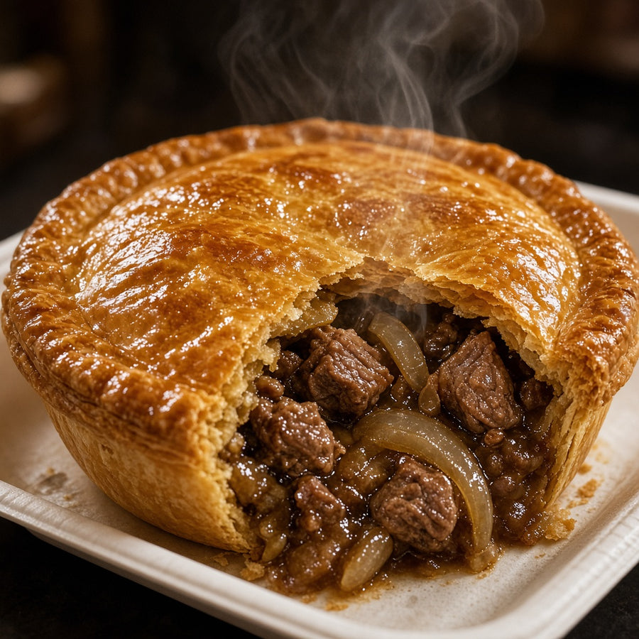 Beef & Onion Pie
