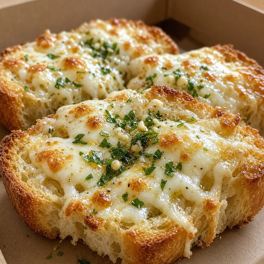 Cheesy Garlic Bread (4)